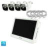 Комплект видеонаблюдения IP Ps-Link KIT-C504IP-POE-LCD / 5Мп / 4 камеры / монитор