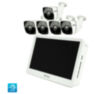 Комплект видеонаблюдения IP Ps-Link KIT-C505IP-POE-LCD / 5Мп / 5 камер / монитор