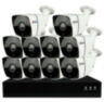Комплект видеонаблюдения IP Ps-Link KIT-C810IP-POE / 8Мп / 10 камер / питание POE